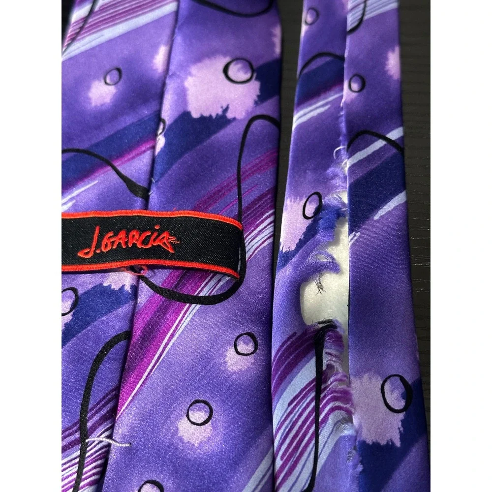 J Garcia Silk Tie Lot of 3 Birdland Northern Lights South of the Border Abstract